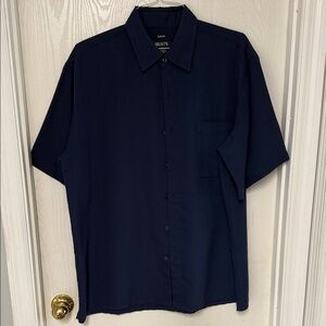 Classic Navy Men's Button Down Shirt